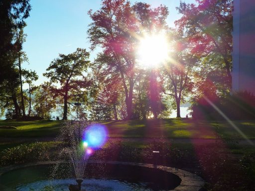 Reflexionen des Sonnenlichts